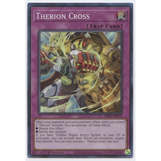 Therion Cross - DIFO-EN070 - Super Rare - 1st Edition
