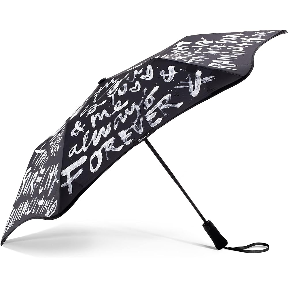 Saera Brandt Metro Blacklist Painted Folding Umbrella Rib 55cm METBLACKLIST21