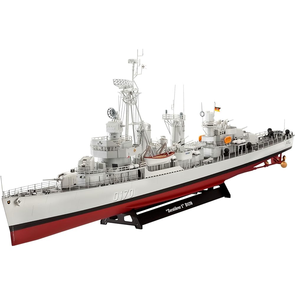 German Revell (Revell) 1/144 German Destroyer Class 119 (Z1/Z5) Plastic Model 05179 Molding Color