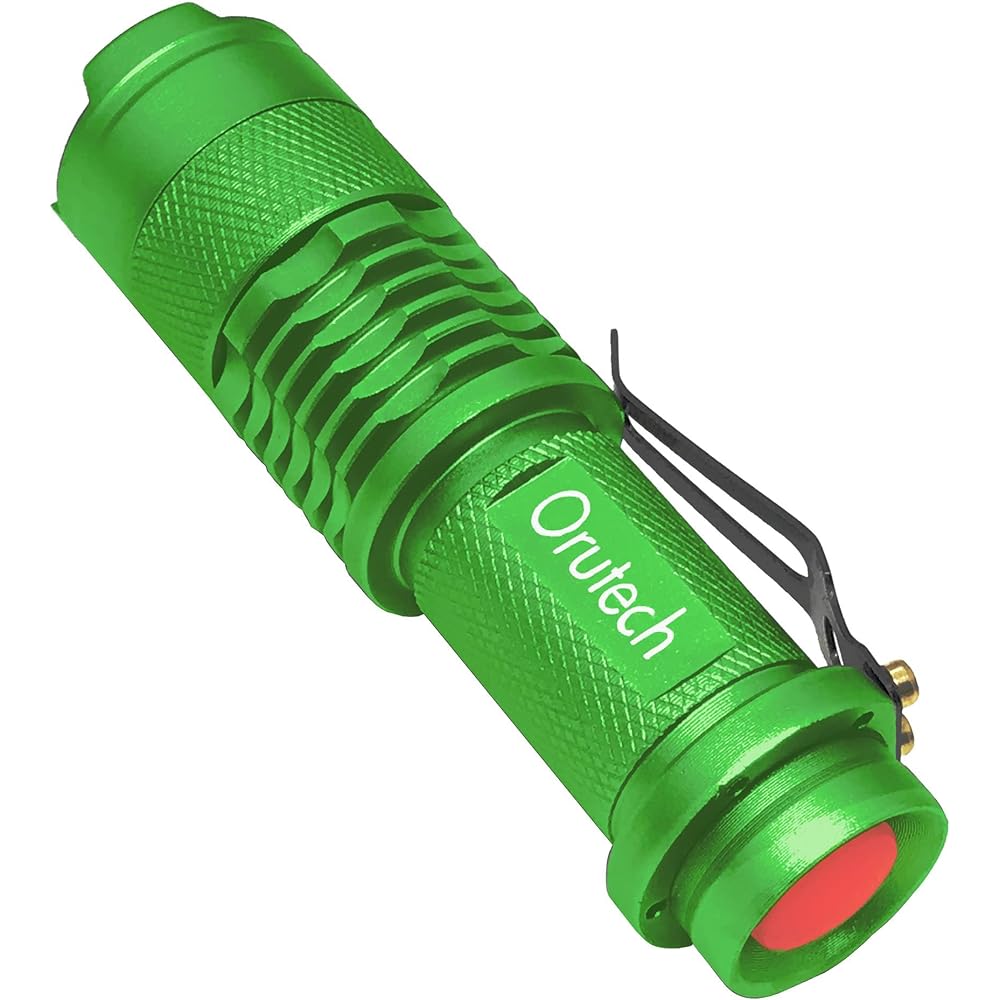 [Orutech] Ultra-compact LED handy light <Easy to carry mini-sized flashlight/Super bright CREE chip adopted/Waterproof/With zoom focus function> Set of 5 ca100100-5