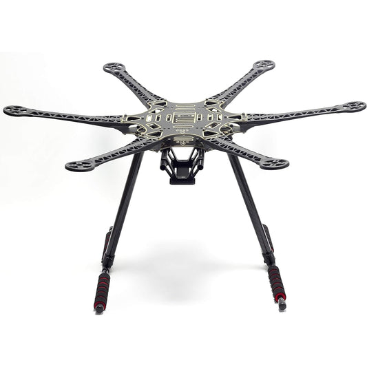 S550 Hexacopter Frame Kit 6-Axis Drone Frame with Carbon Fiber Landing Gear