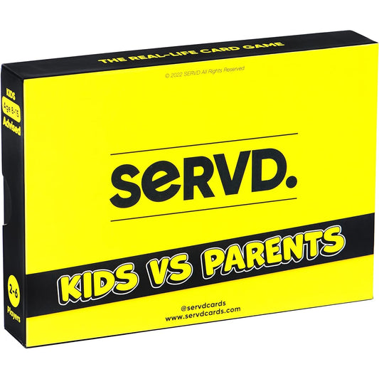 SERVD - Kids Vs Parents - The Hilarious Real-Life Family Card Game