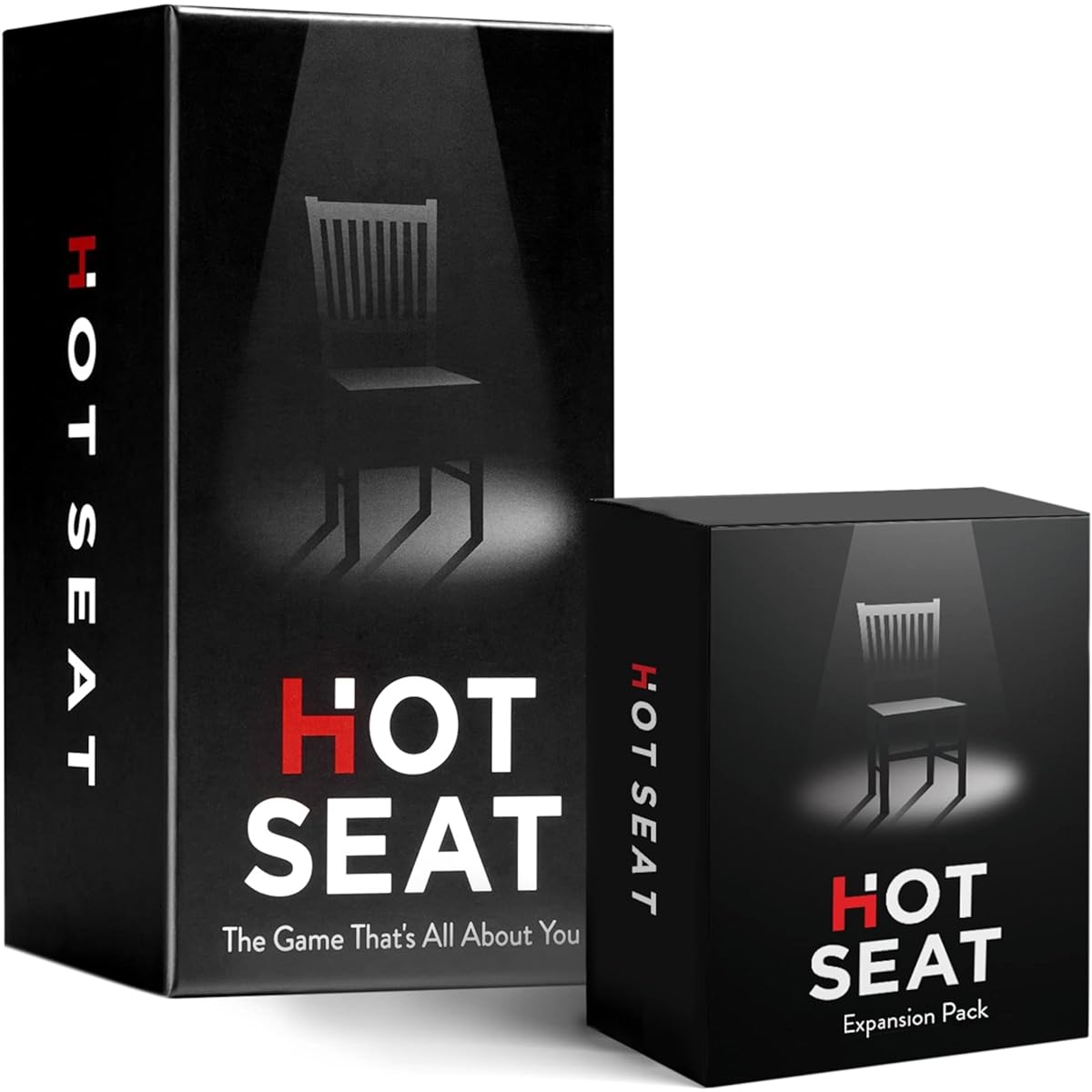 Hot Seat: The Party Game That's All About You – Family Friendly Card Game for All Ages + Family Friendly Expansion Set