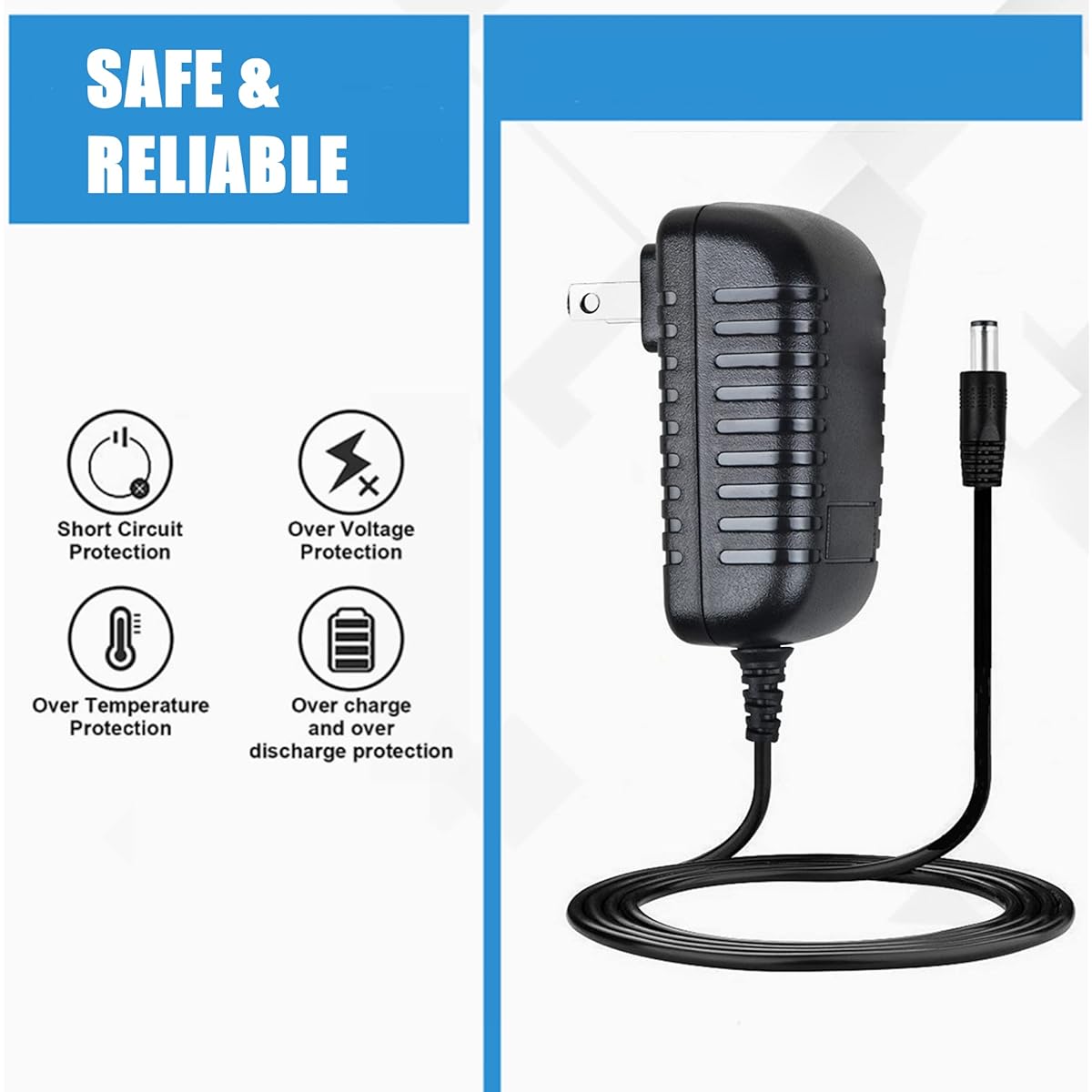 SLLEA AC Adapter Replacement Compatible with COILJET CJ-9693 CJ-95 Coiljet Battery Charger Power Supply