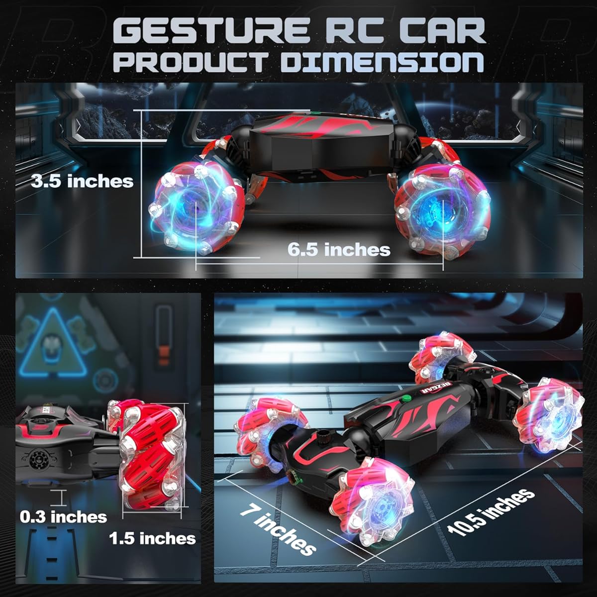 BEZGAR Toy Car TD161S Red
