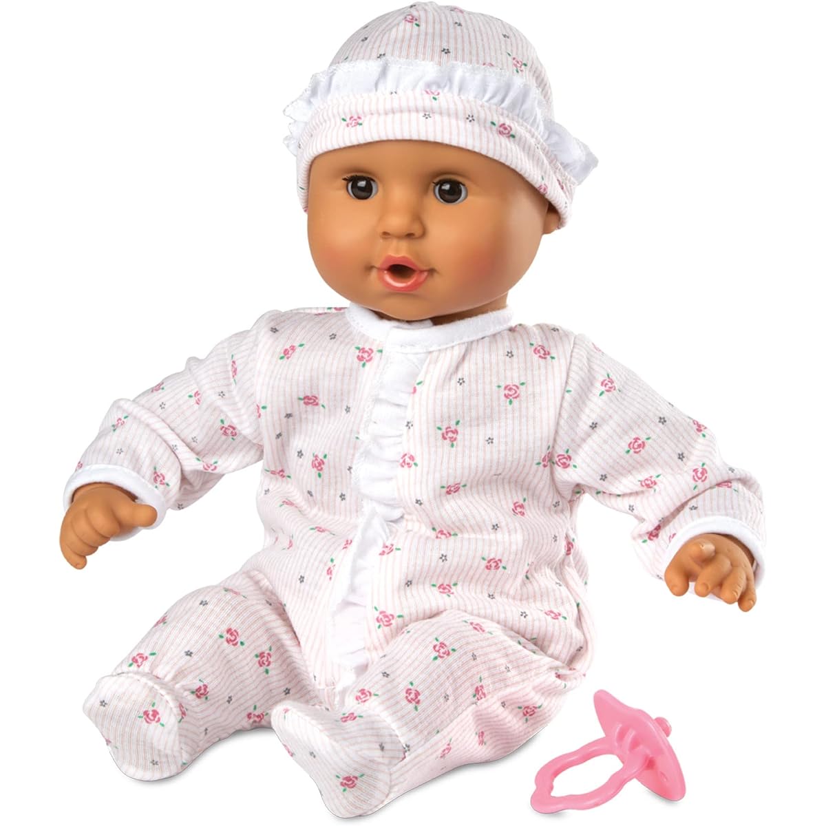 Melissa & Doug Mine to Love Mariana 12-Inch Poseable Baby Doll with Romper and Hat
