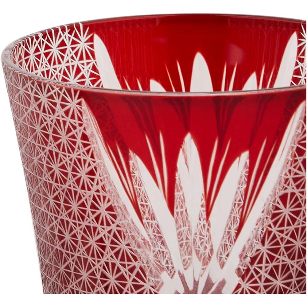 NARUMI Glass Glass Works Swirl Red 320cc Tumbler GW6054-224RD