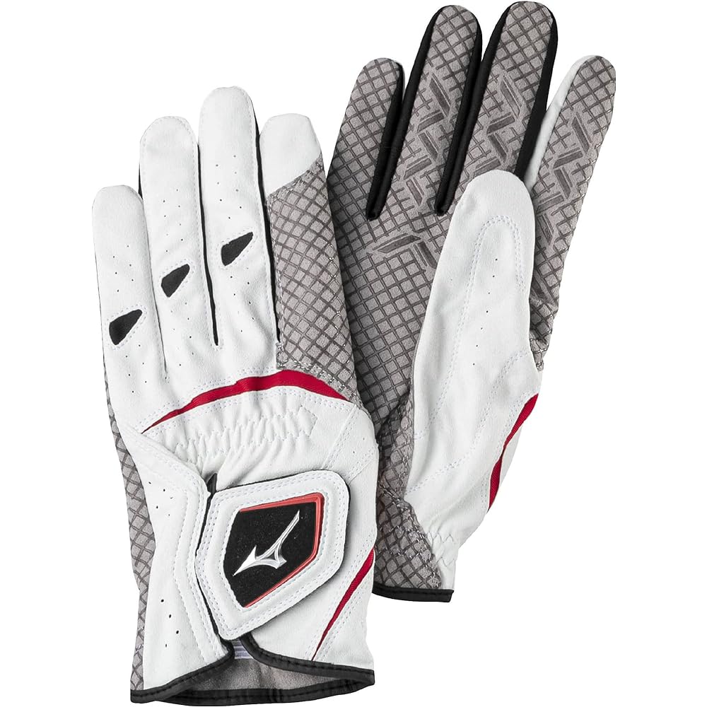 MIZUNO Park Golf Gloves Double Grip LG Both Hands Unisex Synthetic Leather/Artificial Leather