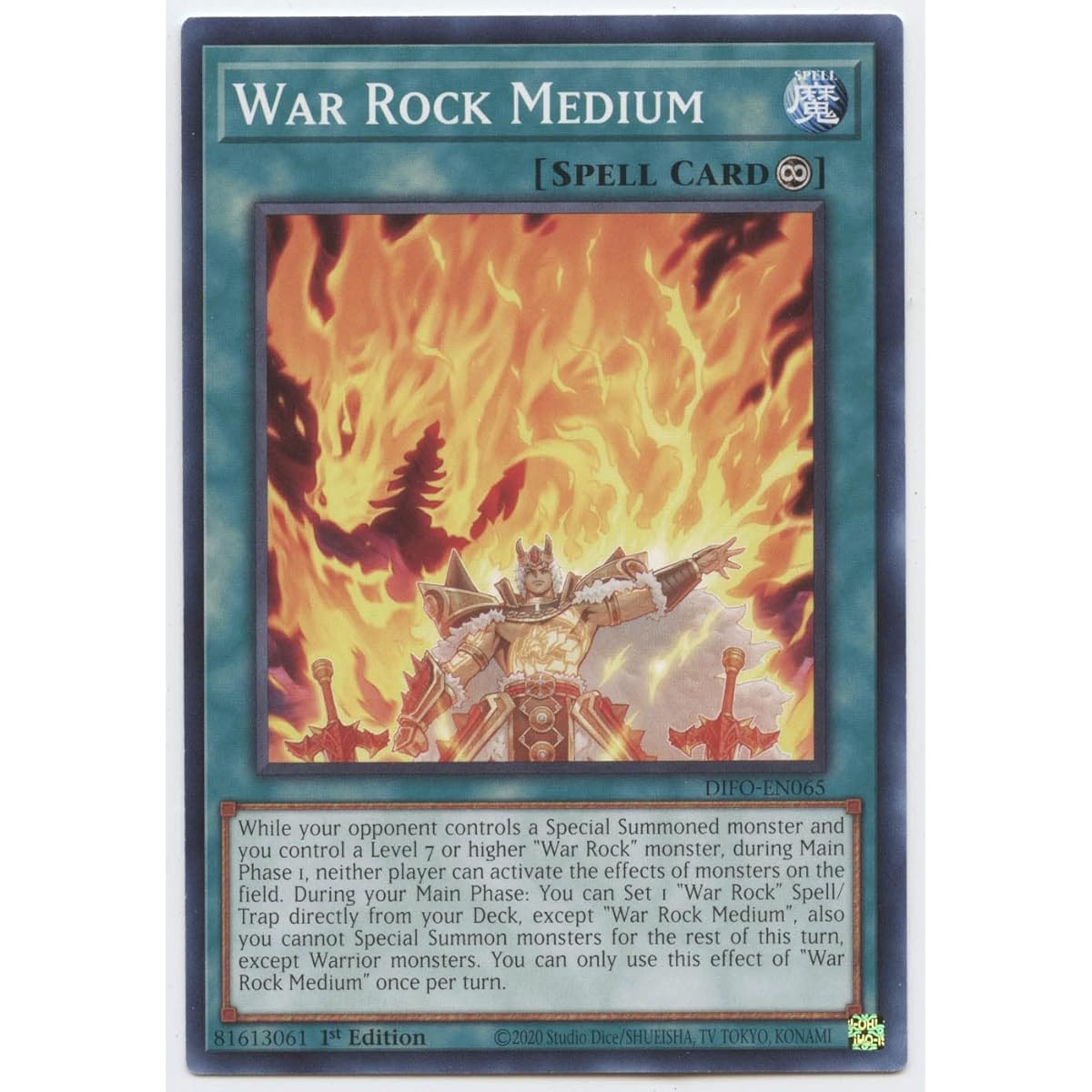 Warlock Medium - DIFO-EN065 - Common - 1st Edition.