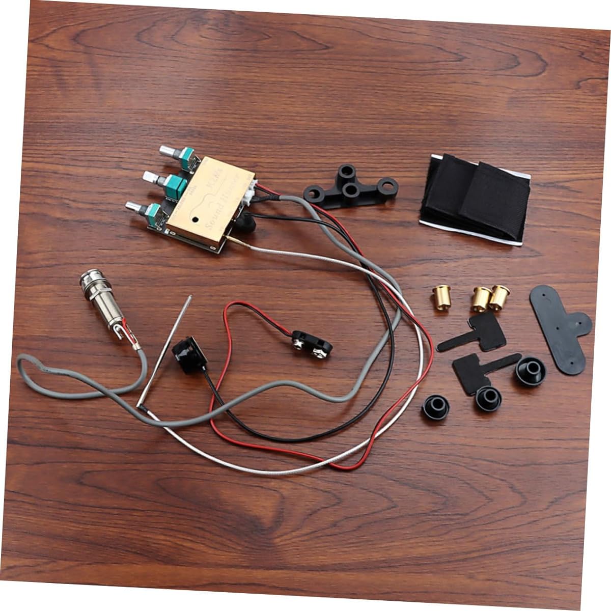 SWOOMEY 1 Set Guitar Sound Hole Pickup Violin Preamp Pickup Ukulele Sound Pickup Banjo Mic Transducer Guitar Bridge Pickup