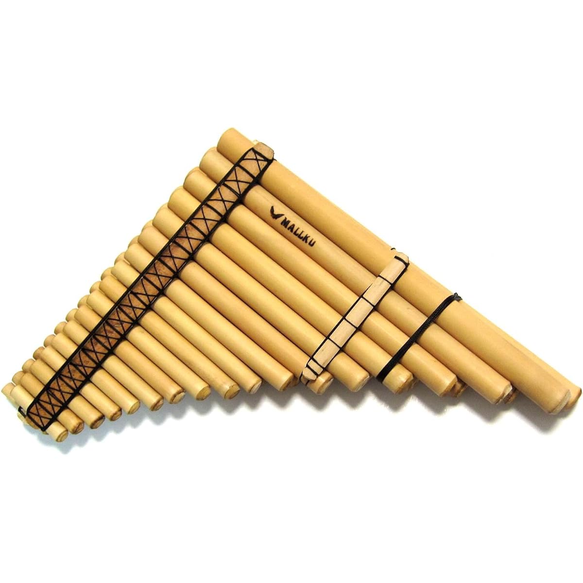 Chromatic Sampogna Professional Malta 2-row type (17+18 tubes) made of reed [Marukusha] [ZAMPOnA CROMATIC MALTA MALLKU 17+18]