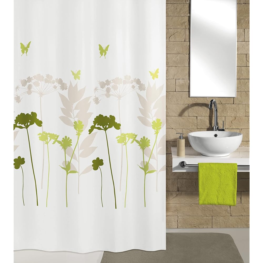 Kleine Wolke Shower Curtain Barcelona Green 180x200cm 5188602305