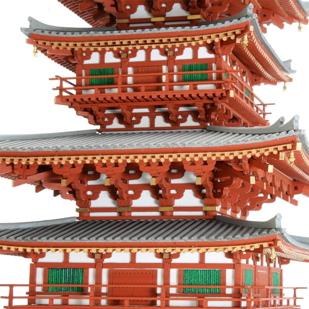 Woody Joe 1/75 Yakushiji West Tower Wooden Model Assembly Kit