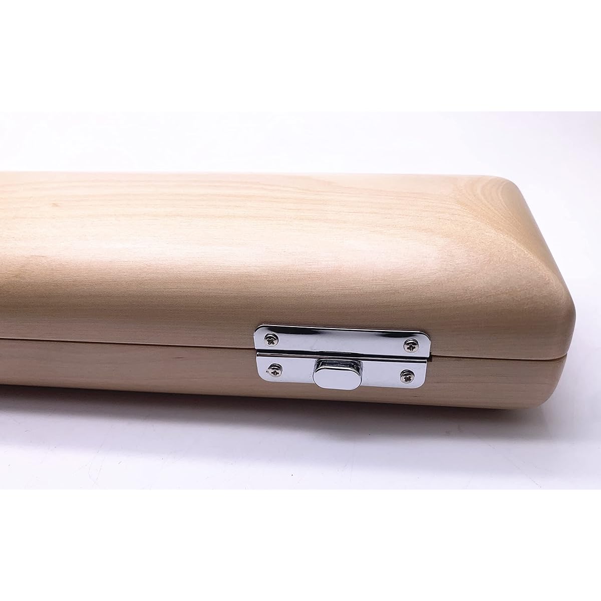 Jiayouy B-Foot Flute Case Cover Maple Wood 17 Holes Flute Bag Flute Player Musician Gift 17" Length