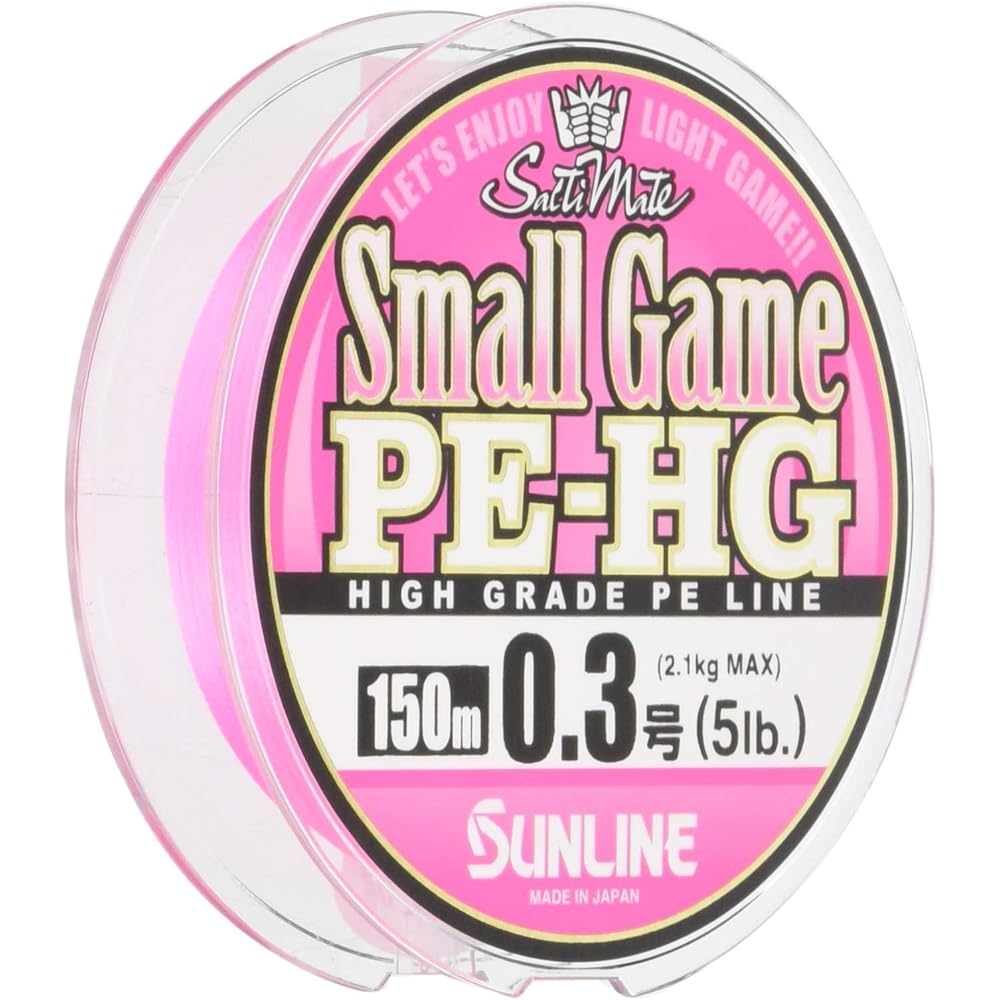 SUNLINE PE Line Saltimate Small Game HG 150m Sakura Pink