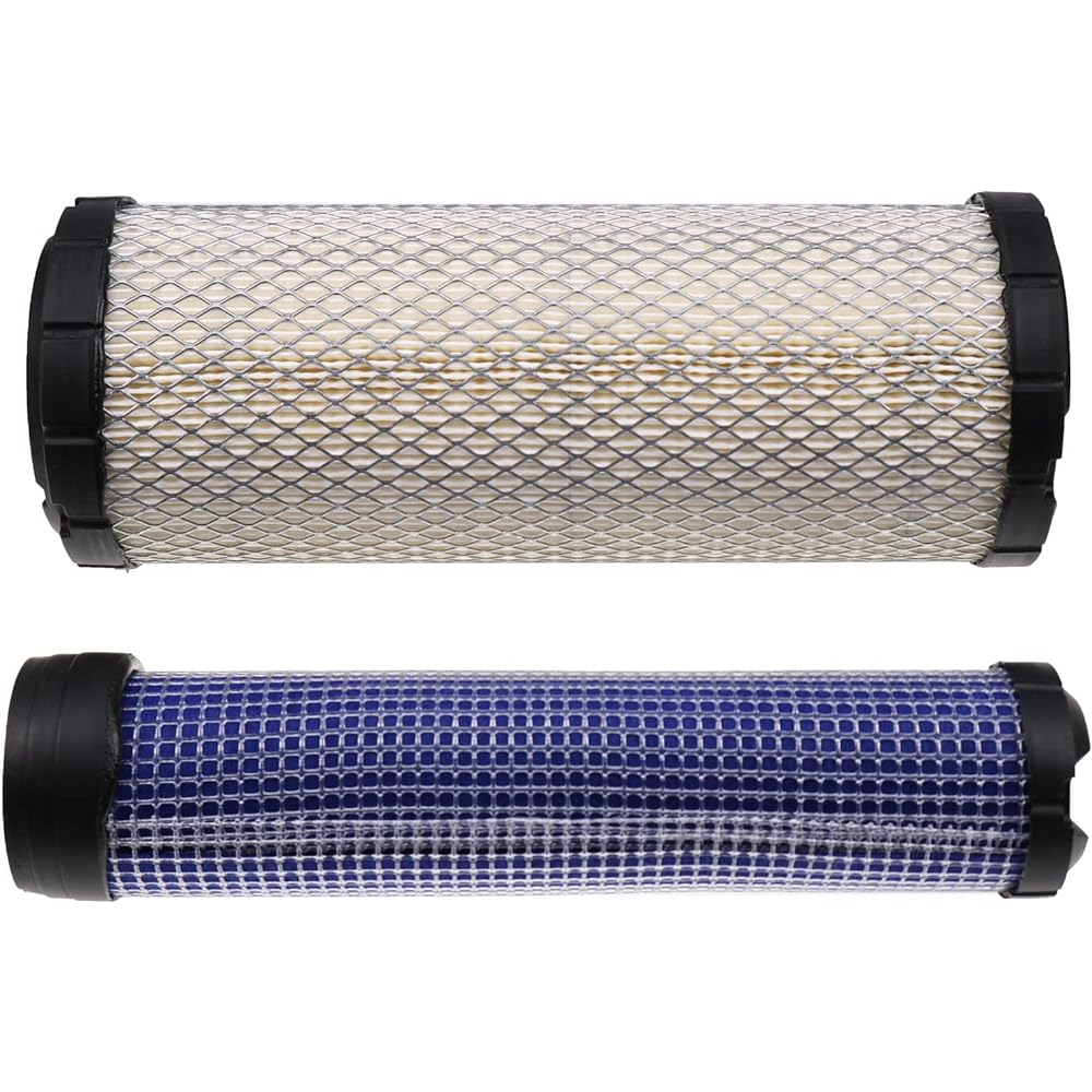 DVPARTS Air Filter Set P821575 & P822858 Donaldson FPG05 Air Cleaner Bobcat 6672467 6672468 PM252Z PM260Z PM272Z Kawasaki 11013-7044 & 11013-700 45