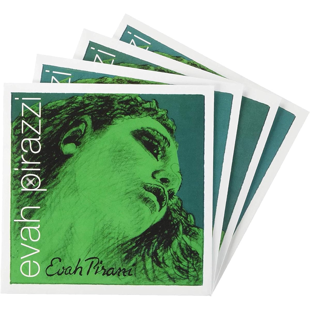 EVAH PIRAZZI Eva Pirazzi Violin String Set (E string: Silvery Steel Ball End)