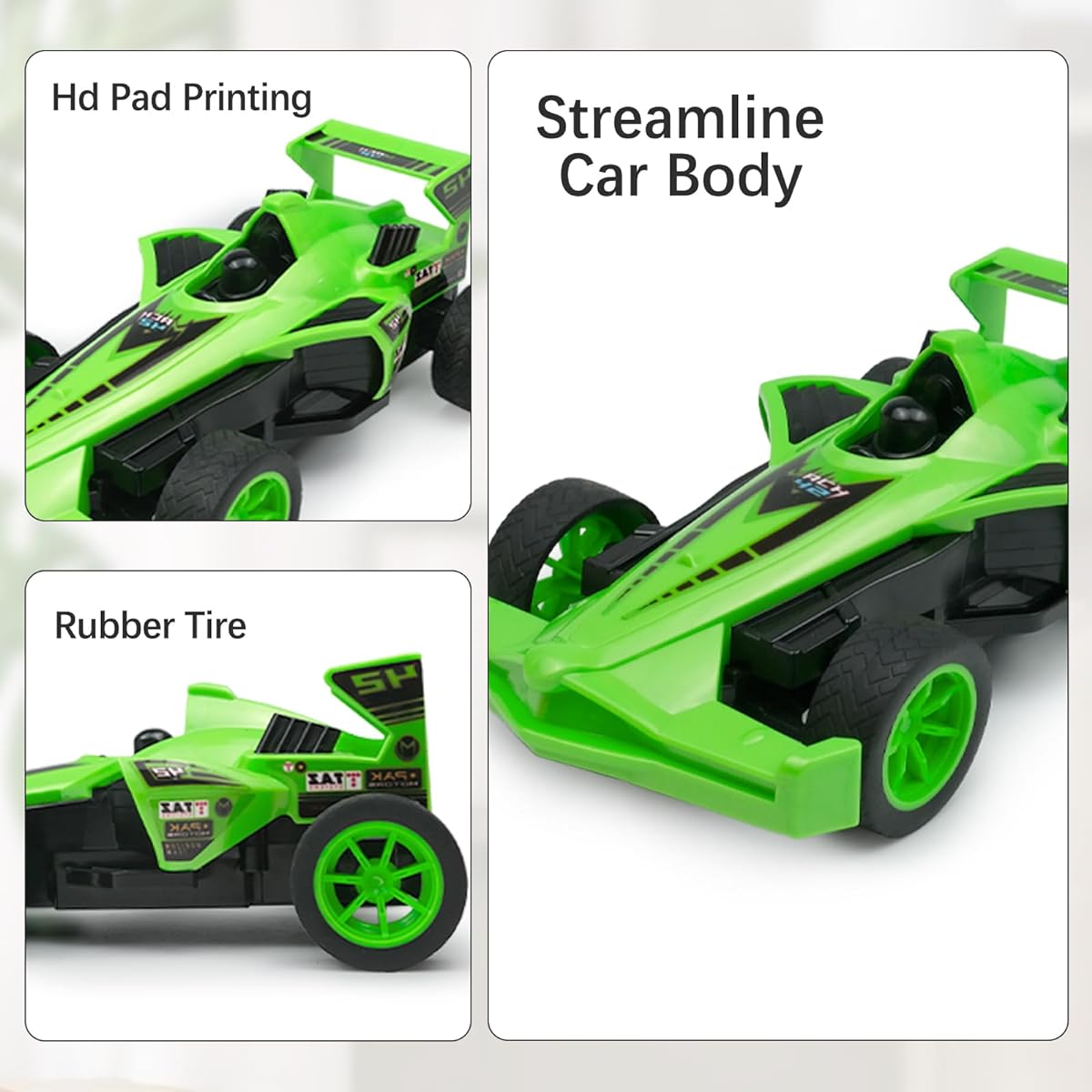 EXBONZAI Remote Control Car High Speed RC Car RC Buggy 1/18 Hobby RC Car Remote Control Car Children Girls Boys 4-7,8-12 Green