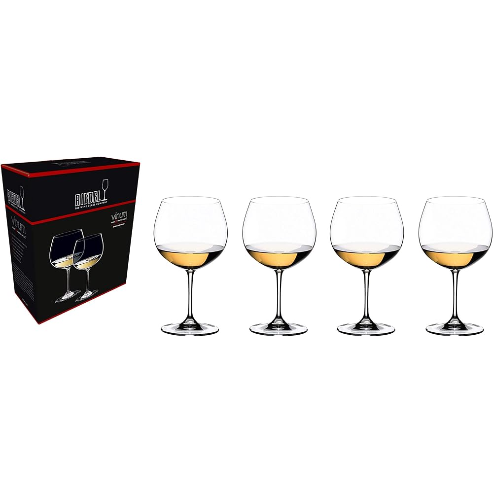 [Genuine] RIEDEL White Wine Glass Set of 8 Vinom Oaked Chardonnay 600ml 6416/97-8