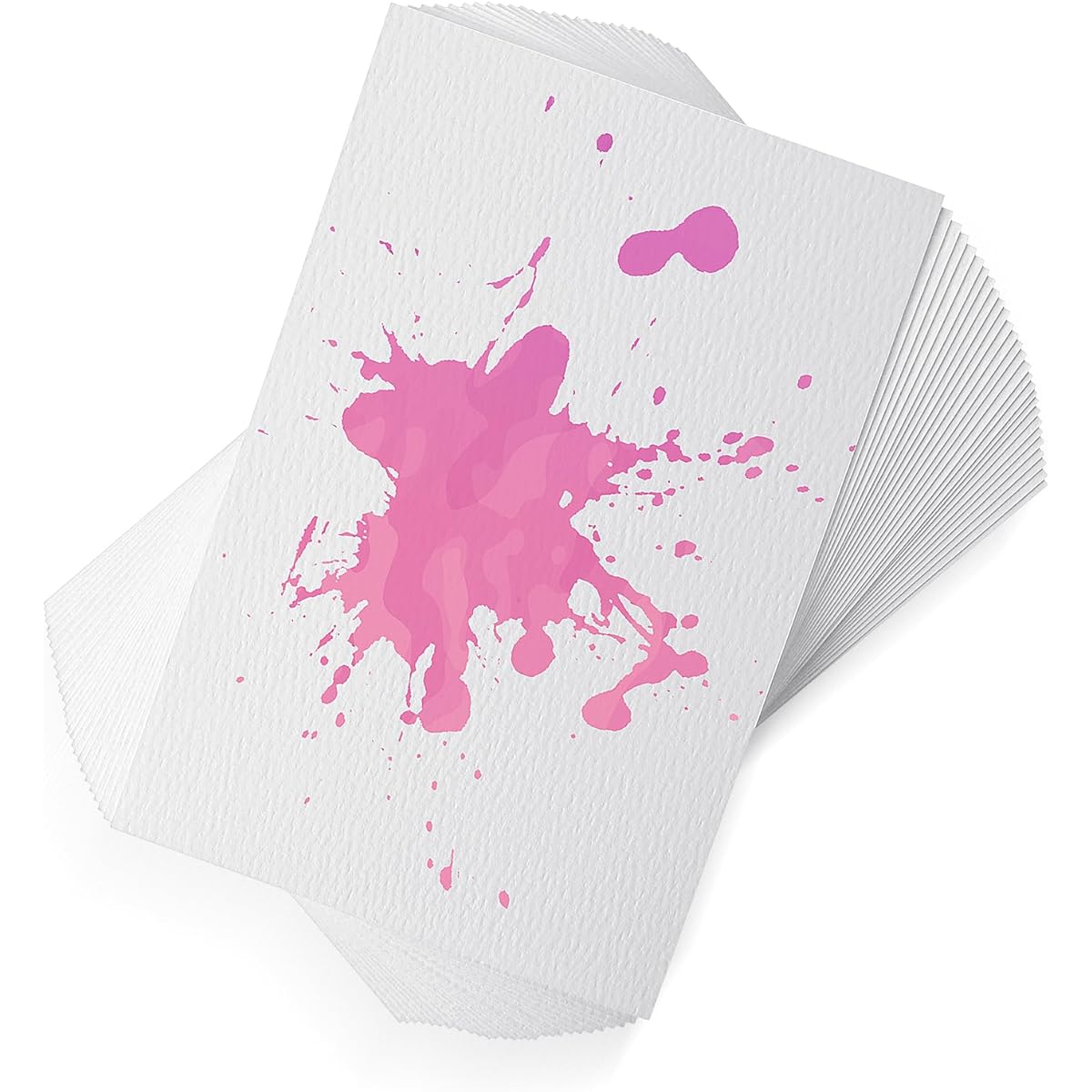 30 Sheets Watercolor Paper A5 Watercolor Paper Pad 140lb/300GSM Cold Press Watercolor Paper Watercolor Sketchbook Painting Art Creations Drawing Supplies (28.3 x 5.8 Inch)