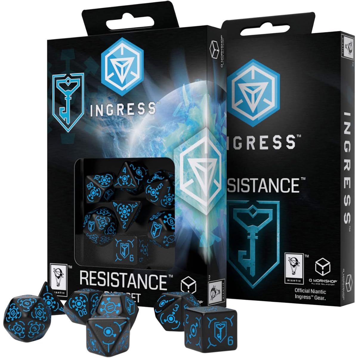 Ingress Dice Set: Resistance Board Game (8 Players)