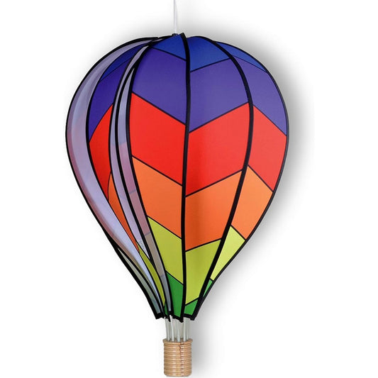 26 in. Hot Air Balloon – Chevron Rainbow