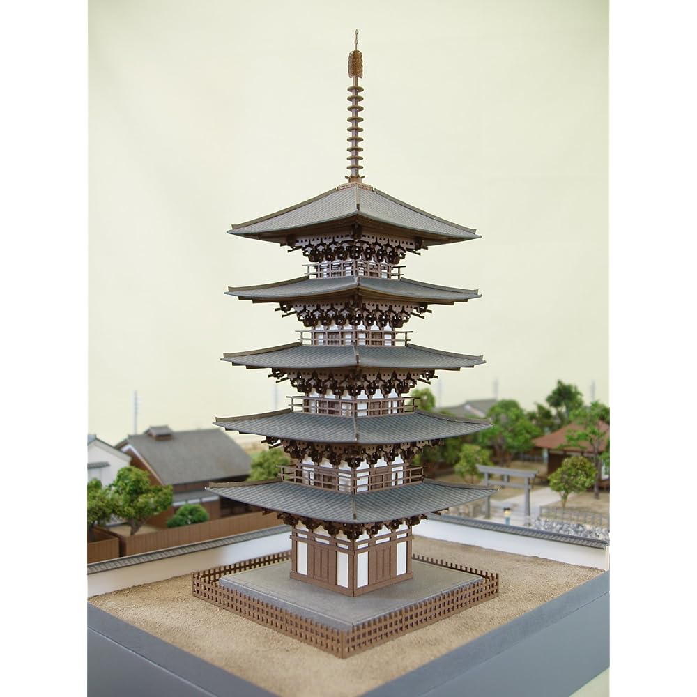 Sankei 1/150 Nostalgic Diorama Series Five-storied Pagoda MP03-11
