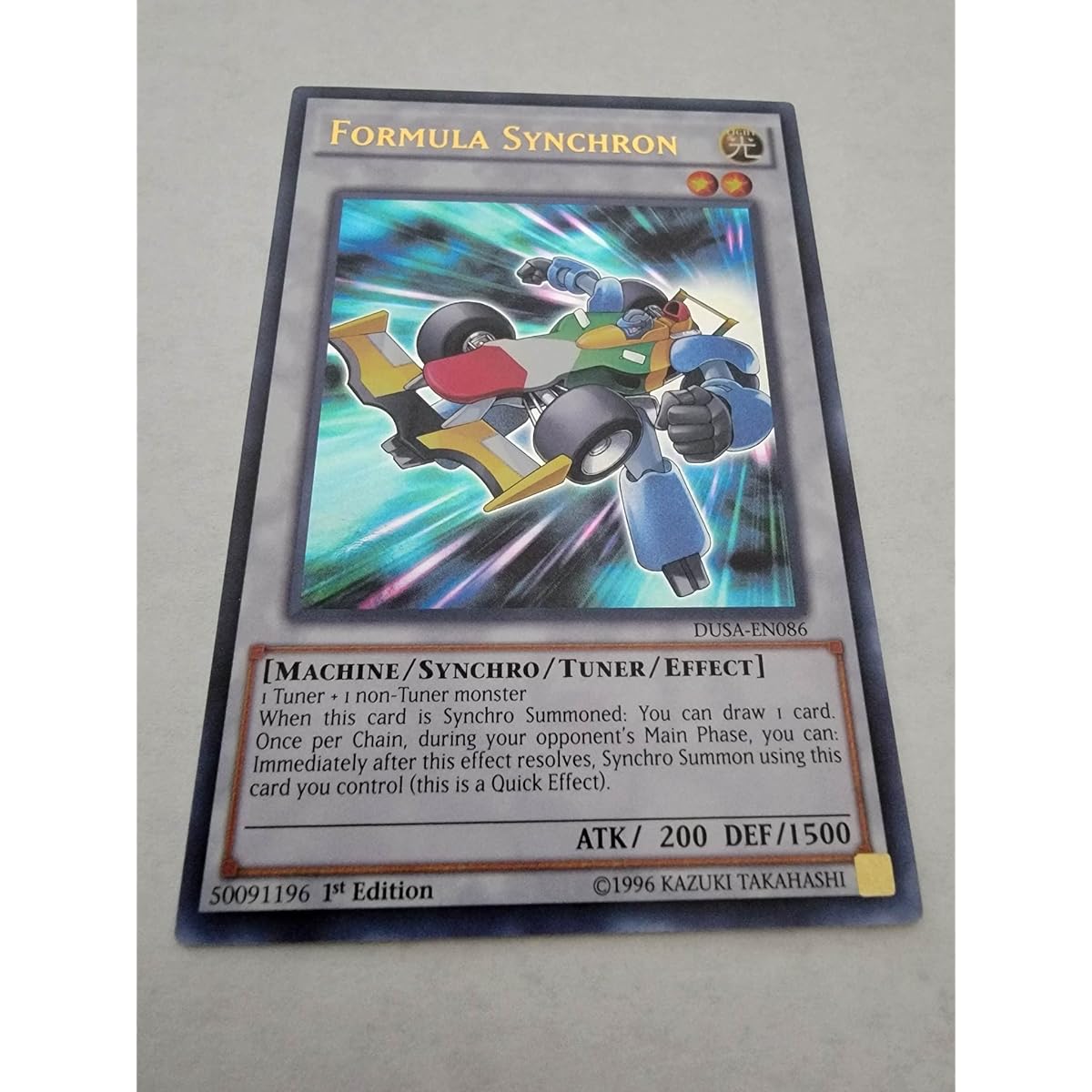 Formula Synchron - DUSA-EN086 - Duelist Saga - Ultra Rare - 1st Edition