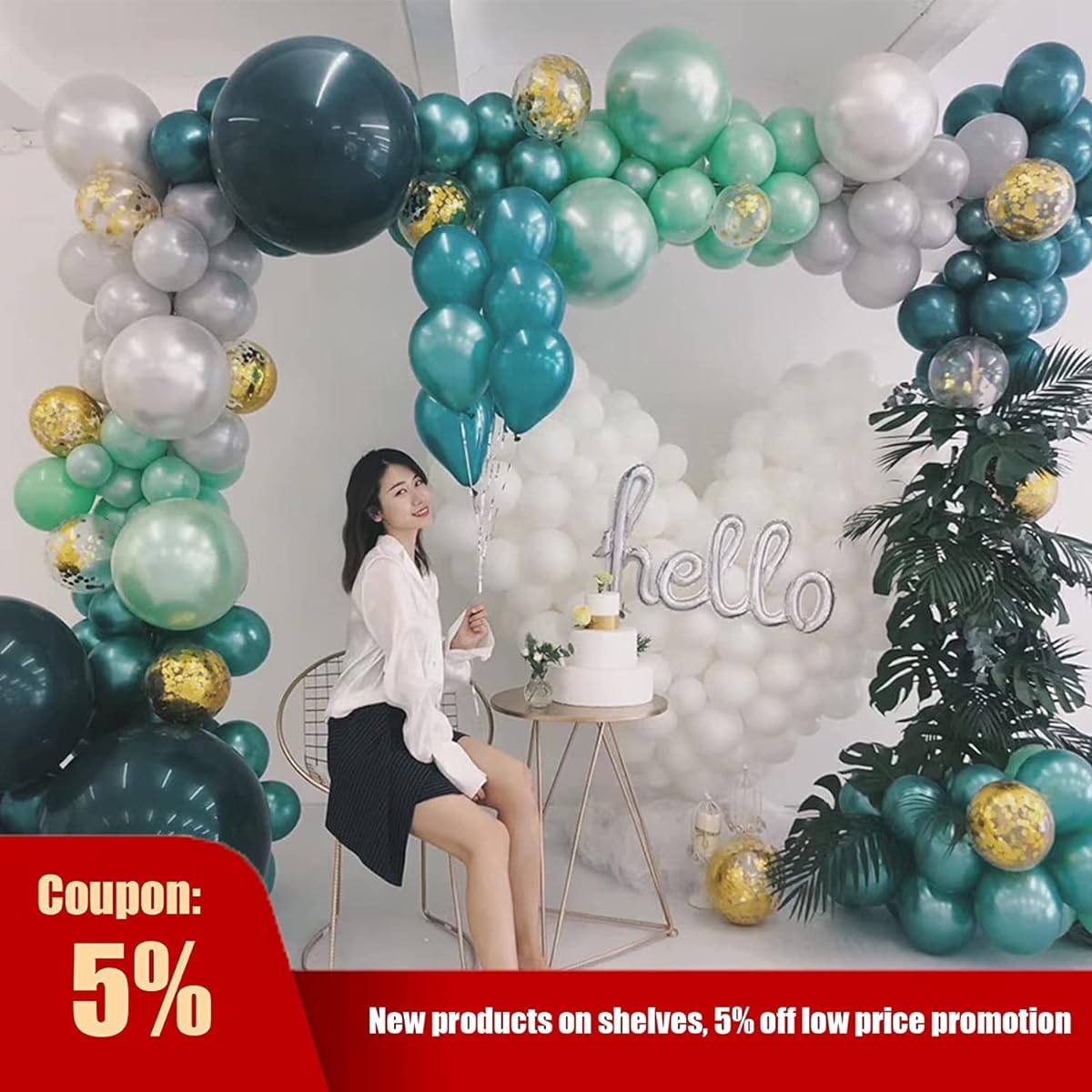 9.8 x 9.8ft Wide x 9.8ft High Extra Large Gold Square Wedding Arch for Ceremony, Wedding Metal Arch Backdrop Stand, Iron Garden Arch for Party, Balloon Arch Stand