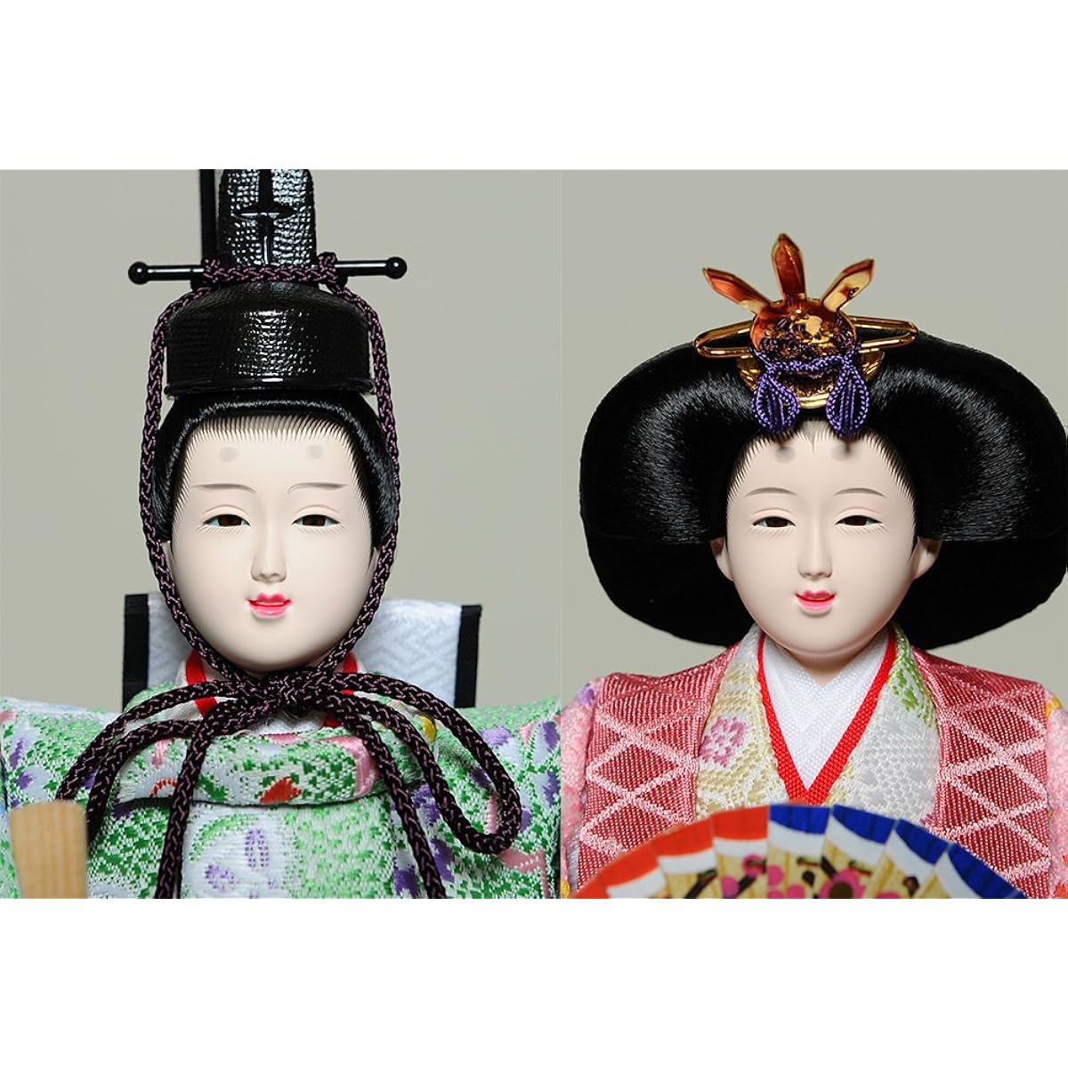 [Acrylic Hina Doll Case] [Hina Doll Case] Small 35-piece Imperial Prince Embroidered Lattice Karin-lacquered Acrylic Case: Supervised by Fushimiya [Hina Doll] [Imperial Prince Decoration]