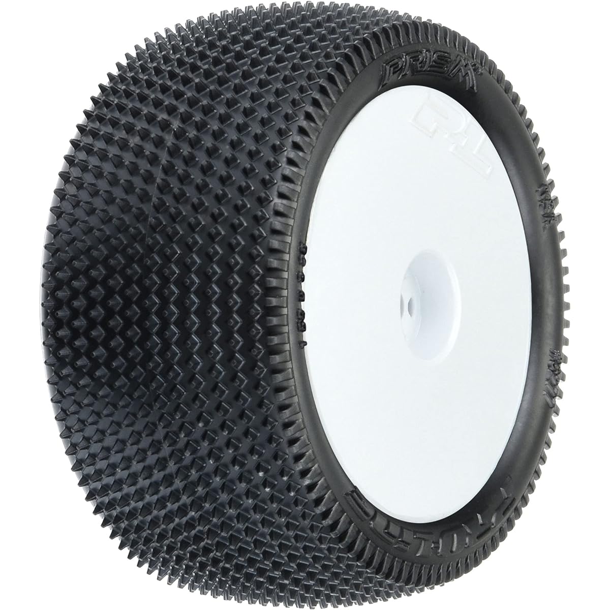 Pro-line Racing Prism 1.8 2.2" Z3 Mount White Wheels (2): 1/10 Buggy Rear, PRO827713