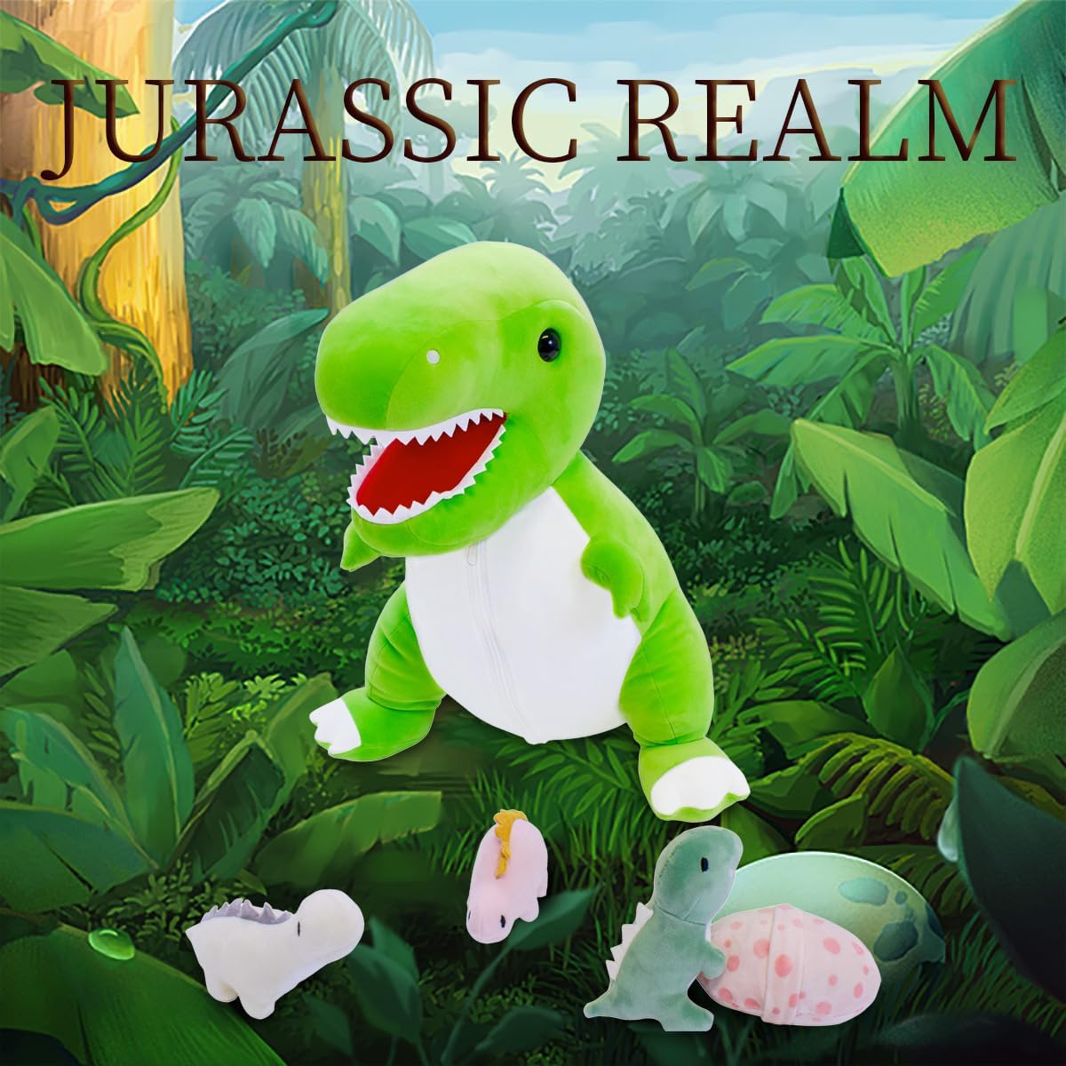 Dinosaur era stuffed animal dinosaur parent-child dinosaur hug pillow dinosaur egg toy birthday gift dinosaur cushion