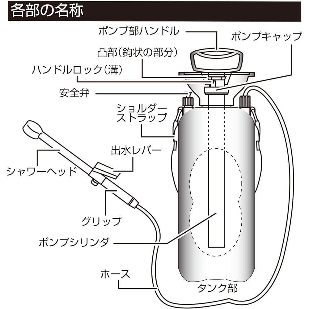 BUNDOK MOLUSKO Shower 7L MS-32 Simple Shower Outdoor