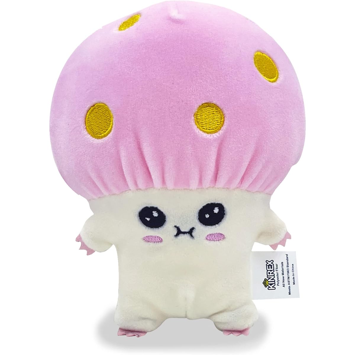KINREX Mushroom Plush Toy - Kids Stuffed Animal - 7" - 7"