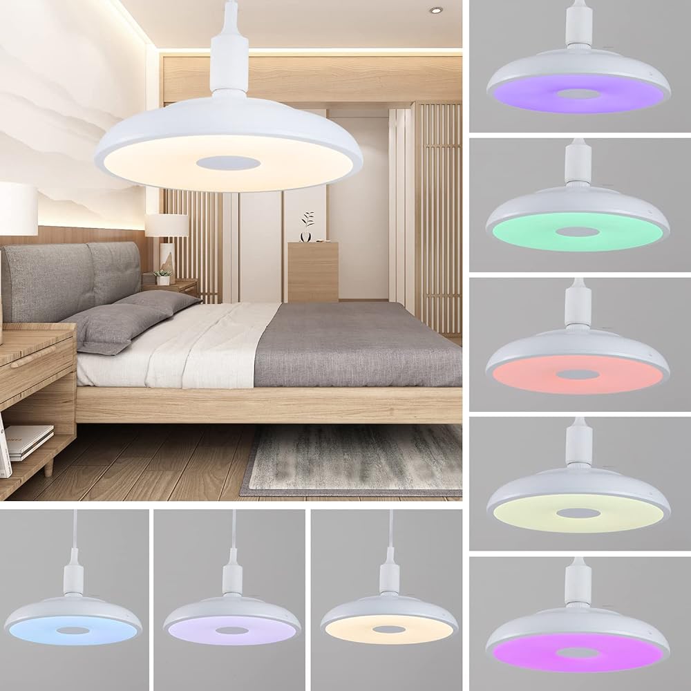Pendant light with remote control, built-in Bluetooth speaker, dimming, toning, LED, 4 tatami mats, 6 tatami mats, lighting fixture, Scandinavian style, dining table, kitchen, entryway, with night light function