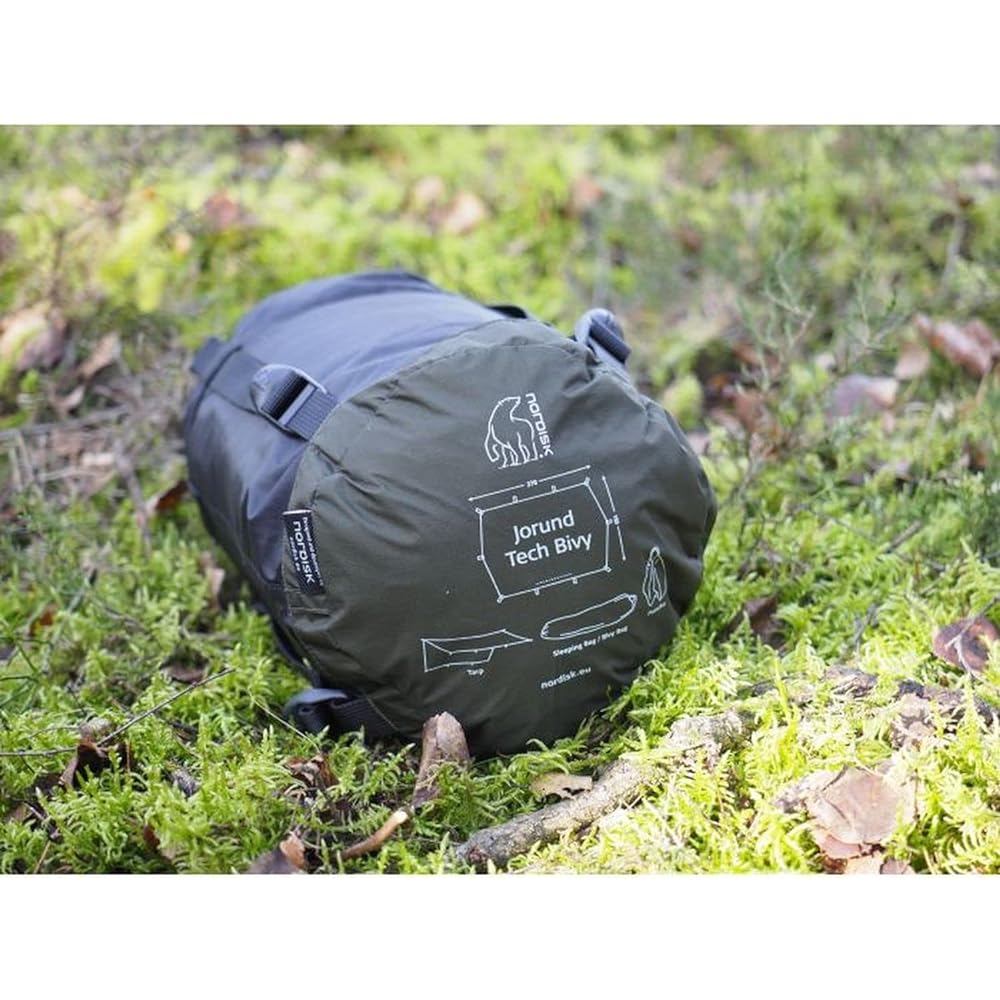 NORDISK Outdoor Camping Multipurpose Tarp Jorund Tech Bivy Dark Moss (Jorund Tech Bivy Dark Moss) 160 x 260 cm [Genuine Japanese Product] 106000