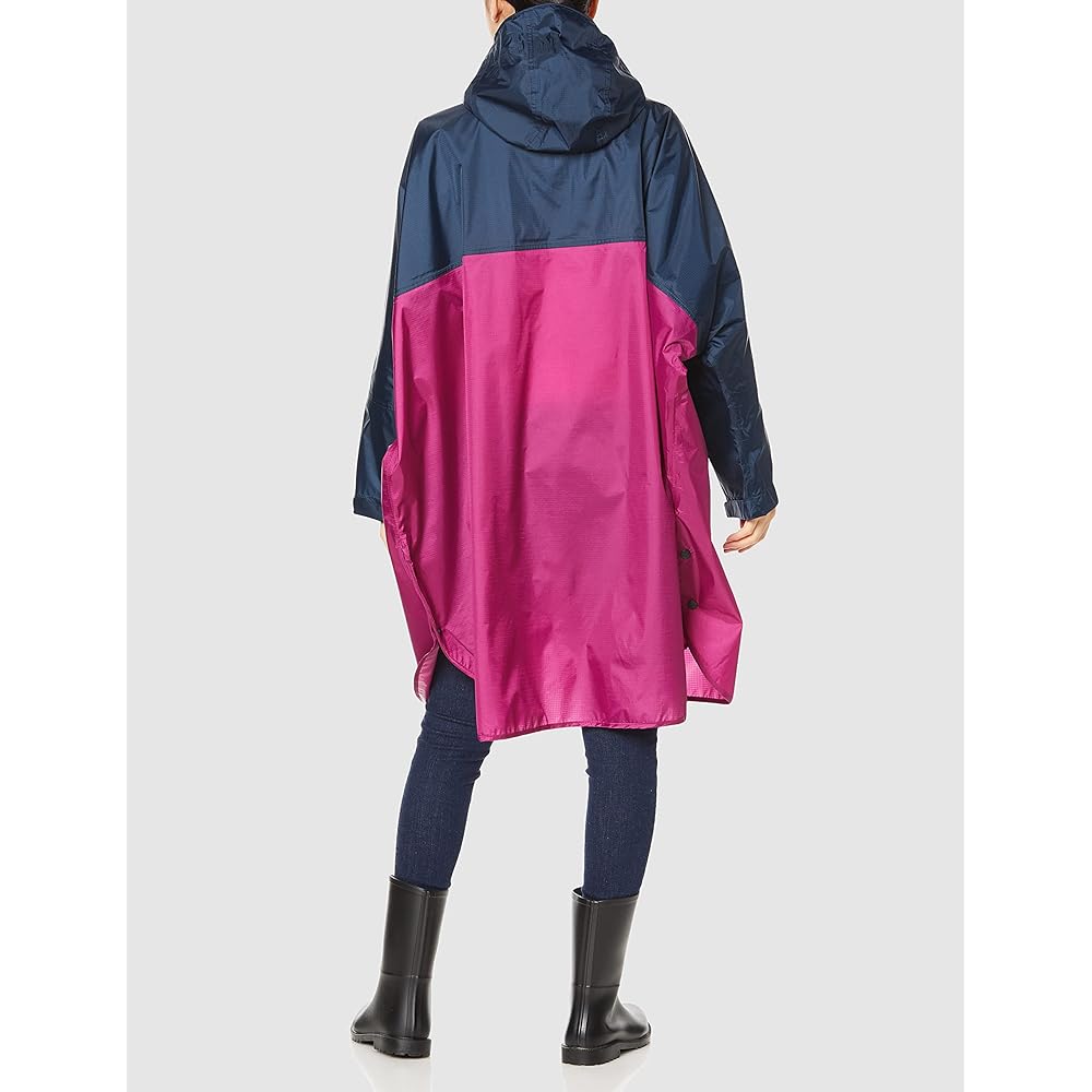 [Fulton] Rain Goods MOONBAT Nylon Lip Bicolor Poncho with Seam Tape Women's Men's Gift Present 13171