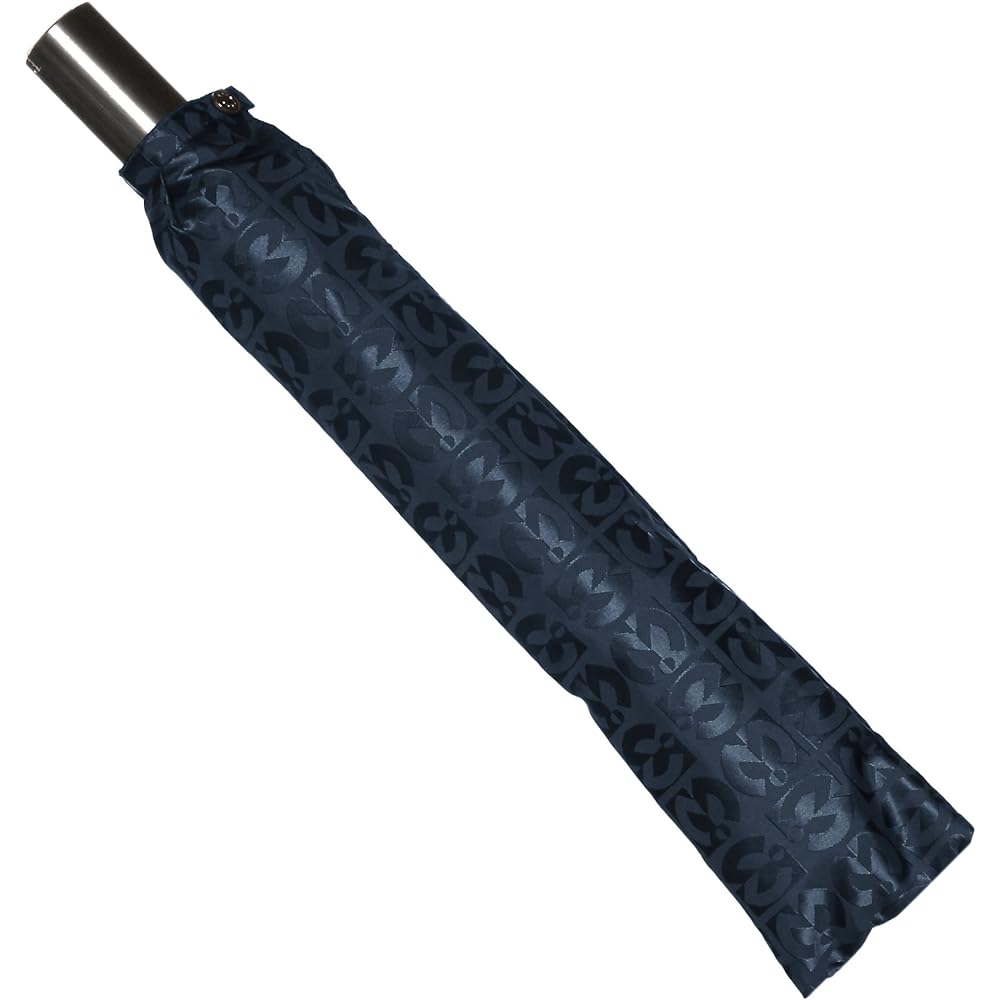 [Moonbat] (Mila Schon) Mila Schon Men's Folding Umbrella After-dyed Logo Jacquard Bifold 21-062-22380-04