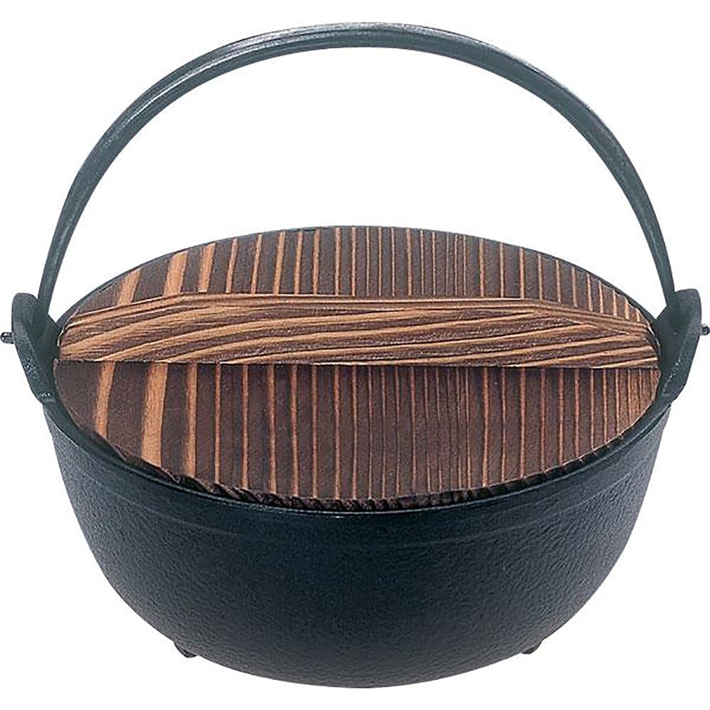 Oigen Nambu Ironware Round Pot 7 inch Open flame compatible F-21