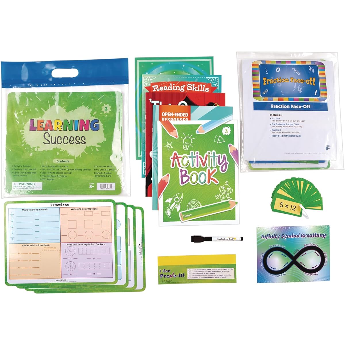 Really Good Stuff Learning Success: Grade 3 - Reading, Math, & SEL