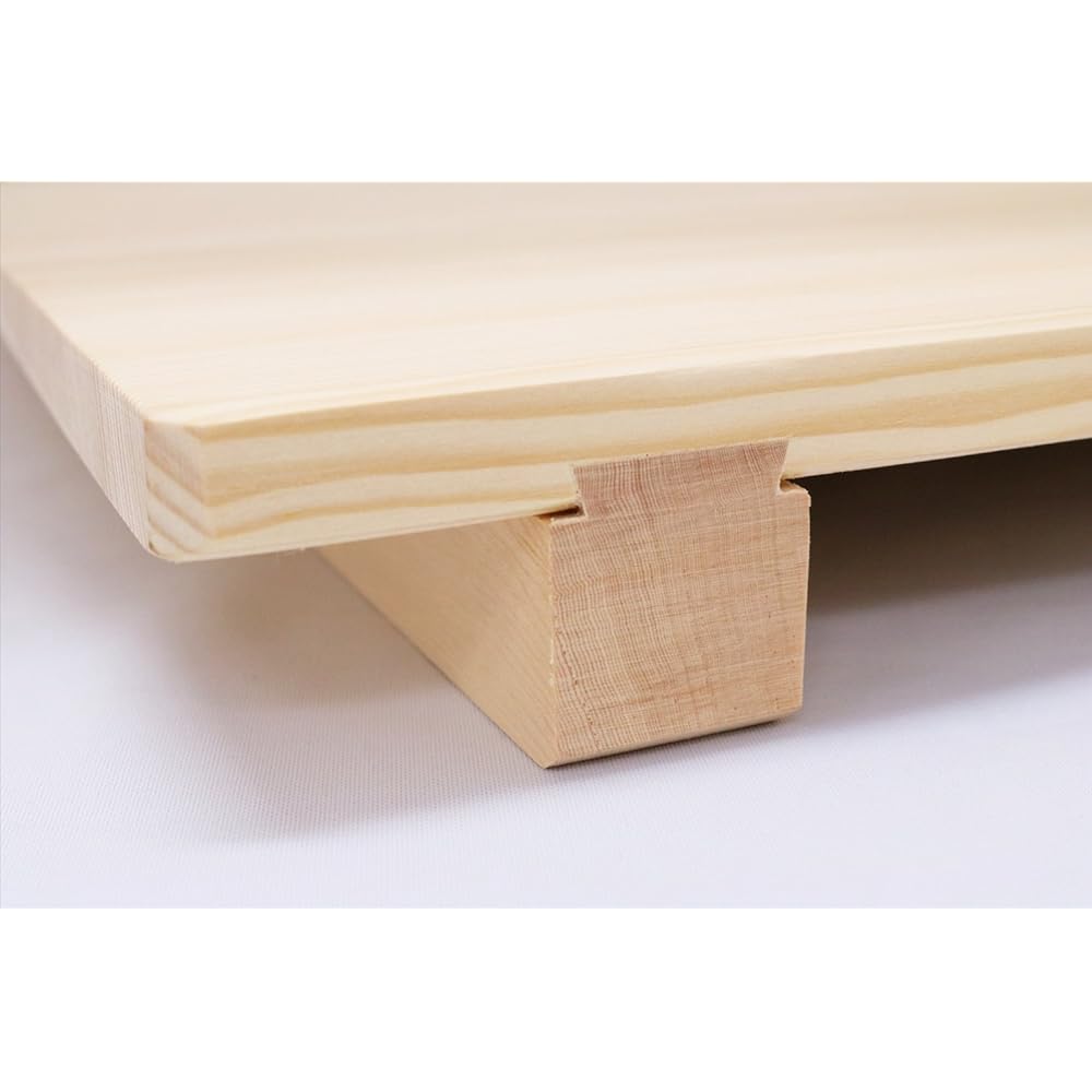 Ichihara Woodworks Rolling Board Soba Noodles with Feet 75 x 53cm 4971421092119