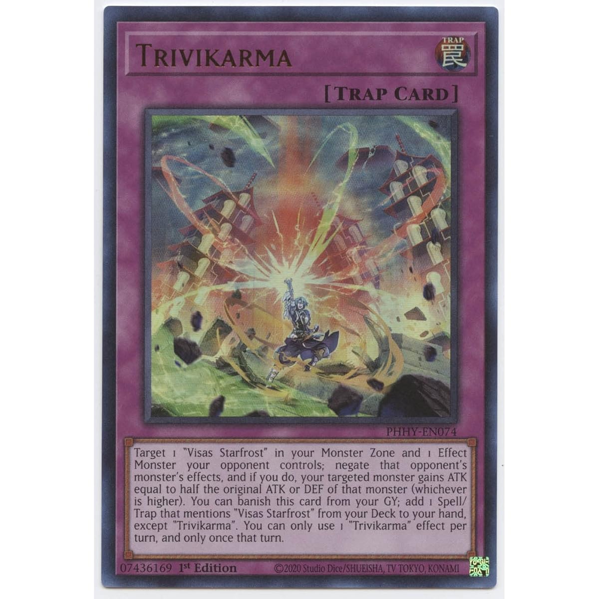 Trivikarma - PHHY-EN074 - Ultra Rare - 1st Edition