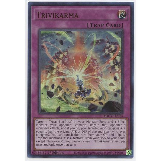 Trivikarma - PHHY-EN074 - Ultra Rare - 1st Edition