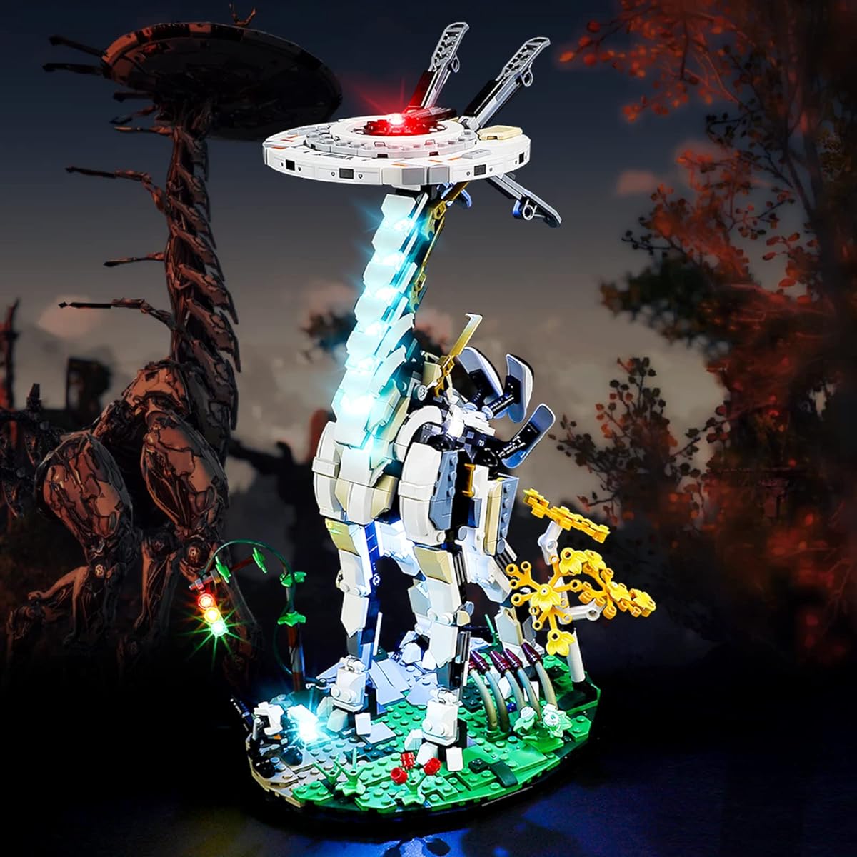 Vaodest LED Light for Lego Horizons for Bind West: Tall Neck 76989 Building Blocks Model Design and Construction Compatible with Model 76989 (LED light only, not the building blocks kit)