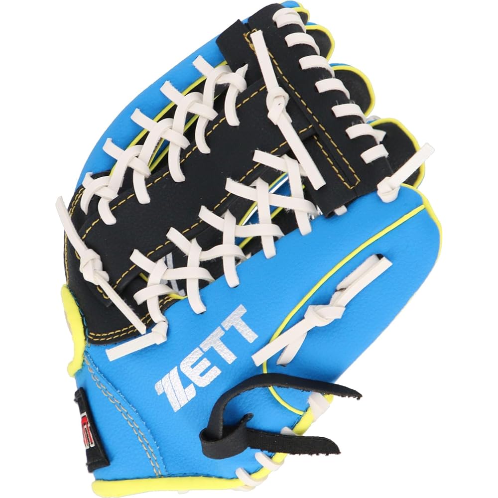 ZETT Catch Ball Gloves for Beginners with Shock Absorption Pad 10 inches 10.5 inches (for lower elementary school students)