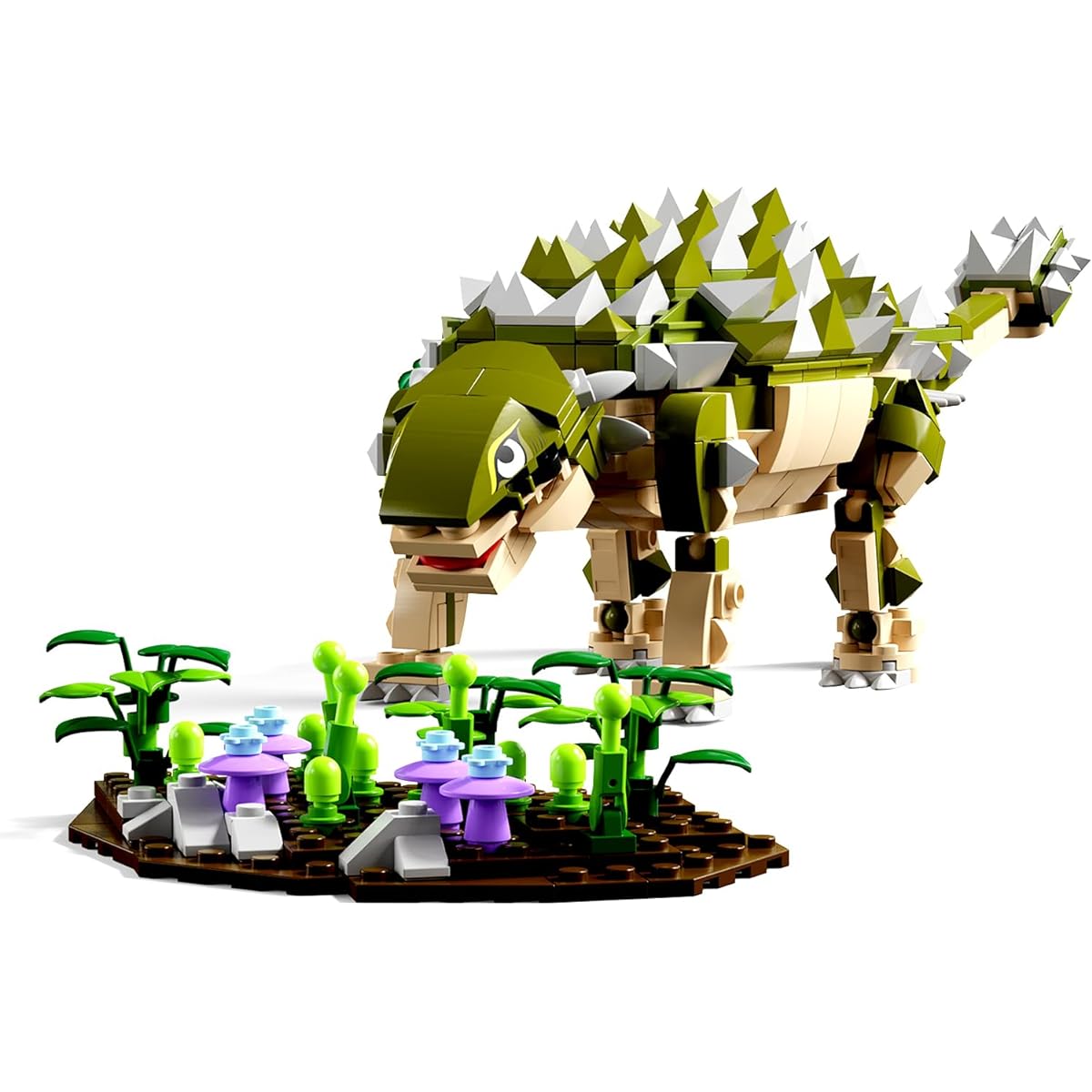 LEQUMOC Dinosaur Building Set L005 Ankylosaurus Jurassic Dinosaur World Park Set for Boys and Girls Ages 4+ 601 Pieces