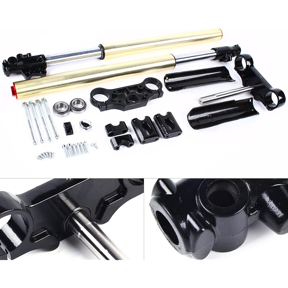 29" 45/48mm Triple Tree Clamp Front Fork Shock for 110cc 125c Pit Dirt Bike KLX110 SSR125 USA Stock