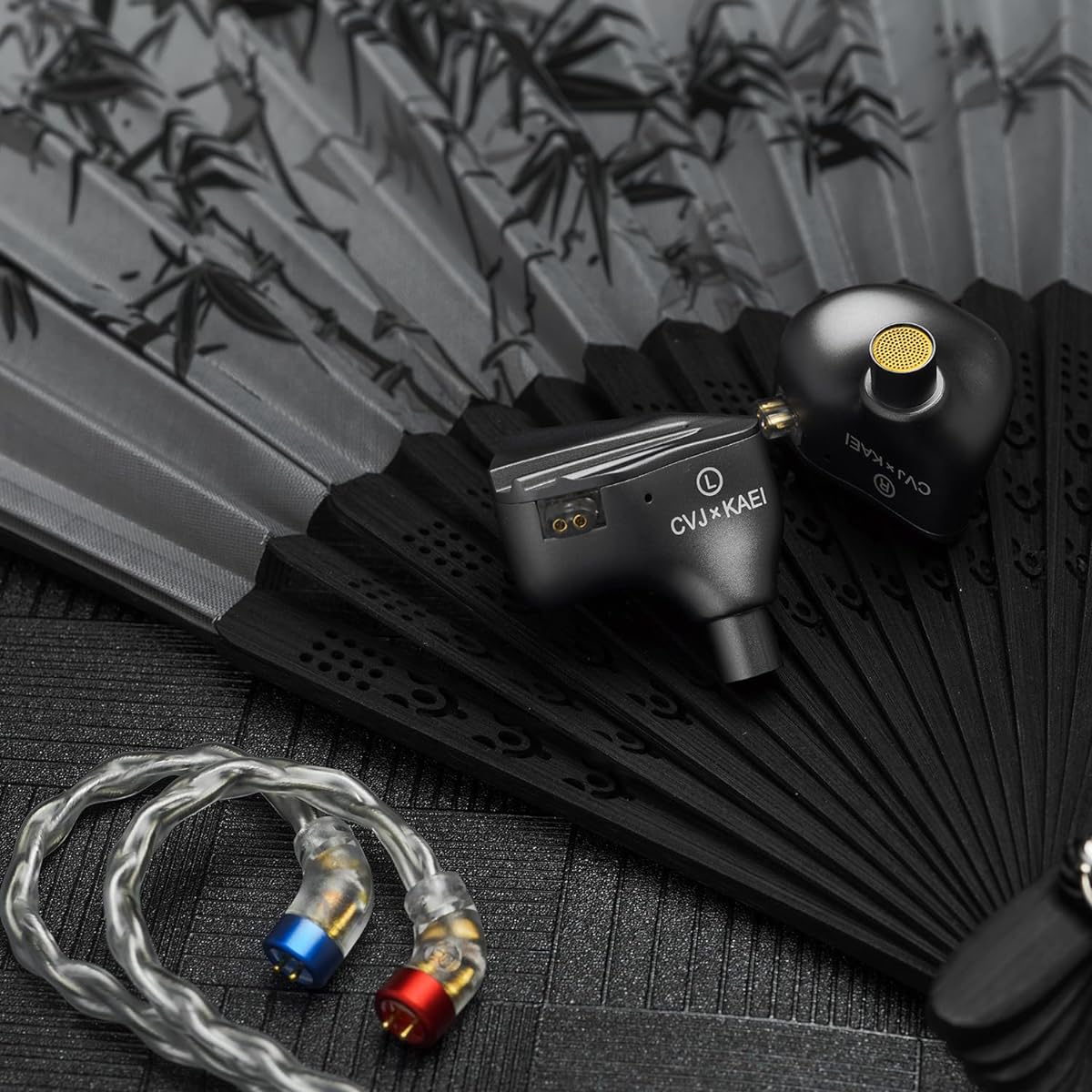 HiFiGo CVJ Kumo Flagship 8 BA In-Ear Monitors, Balanced Armature IEM In-Ear Earphones with 4 Tone Tuning Switch and 3 Interchangeable Plugs (Kumo)