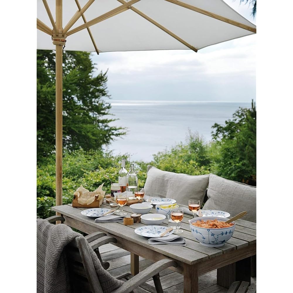 [Regular Imported Product] Royal Copenhagen Blue Fluted Plain Plate Dish 25cm Wedding Gift Present 1017201