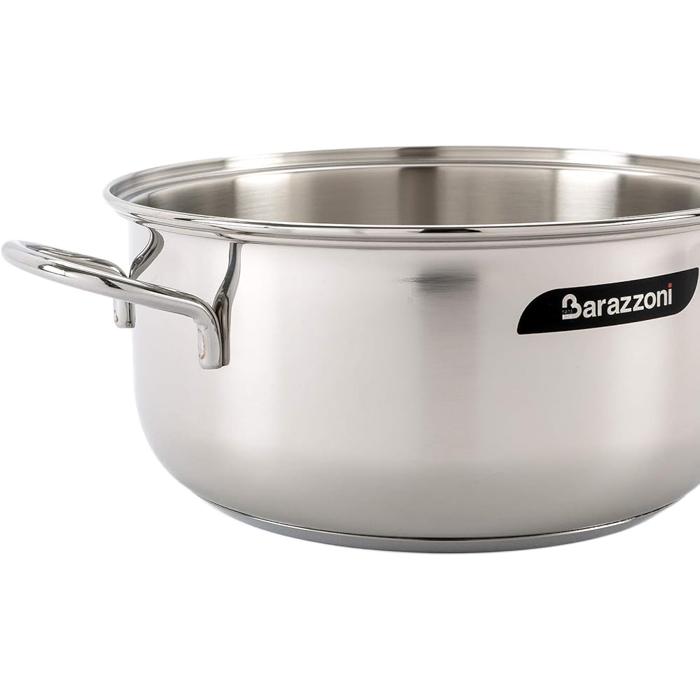 Barazzoni Two-handed pot stainless steel ∅22 x H11.1cm Casserole BONITA 266102022